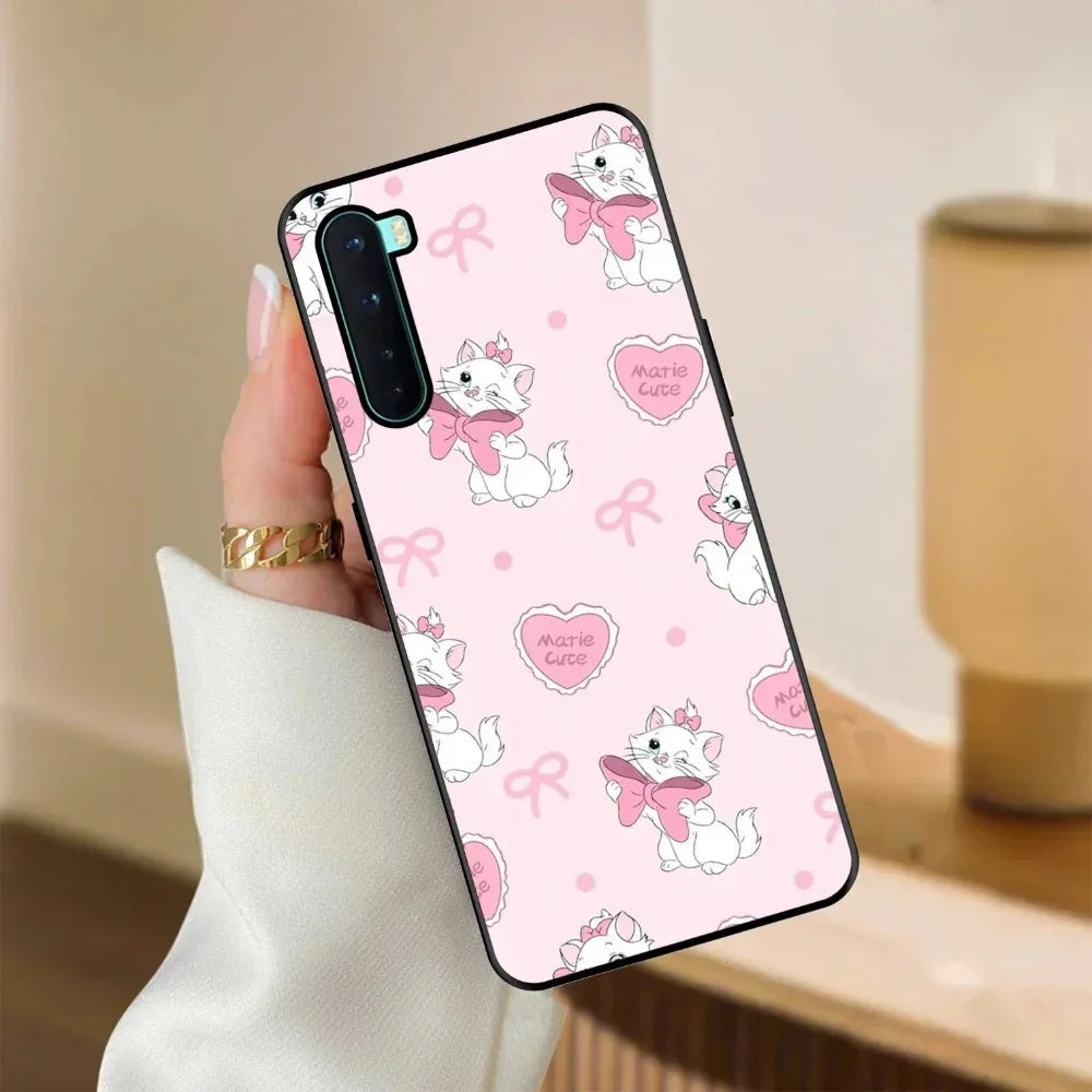 Cute Kitty Bliss Glossy Metal Case Cover For OnePlus - ShopOnCliQ