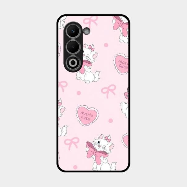 cute kitty bliss glossy metal case cover for Oppo A5 5G