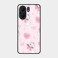 cute kitty bliss glossy metal case cover for Oppo A5X 5G
