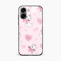 cute kitty bliss glossy metal case cover for Oppo A6X 5G