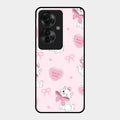 cute kitty bliss glossy metal case cover for Oppo F25 Pro 5G