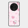 cute kitty bliss glossy metal case cover for Oppo F27 Pro Plus 5G