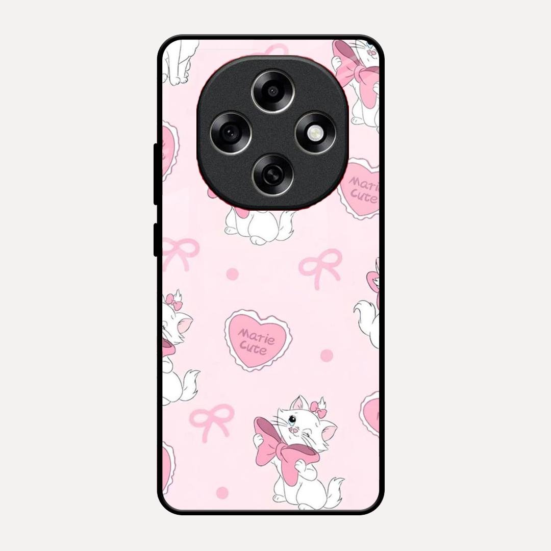 cute kitty bliss glossy metal case cover for Oppo F31 Pro 5G