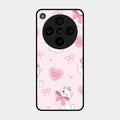 cute kitty bliss glossy metal case cover for Oppo Find X8 Pro 5G