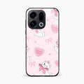 cute kitty bliss glossy metal case cover for Oppo Find X9 5G