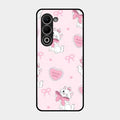 cute kitty bliss glossy metal case cover for Oppo K13X 5G