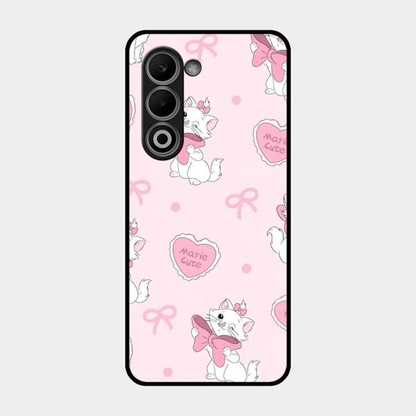 cute kitty bliss glossy metal case cover for Oppo K13X 5G