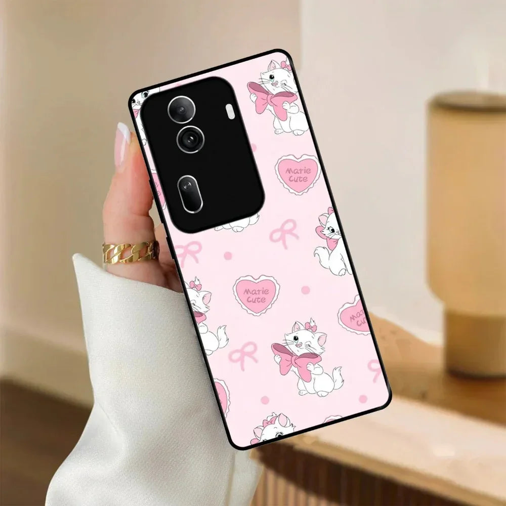 Cute Kitty Bliss Glossy Metal Case Cover For Oppo - ShopOnCliQ
