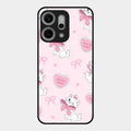 cute kitty bliss glossy metal case cover for Oppo Reno 14 Pro 5G