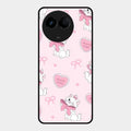 cute kitty bliss glossy metal case cover for Realme 11X 5G