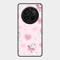 cute kitty bliss glossy metal case cover for Realme 12 Pro Plus 5G