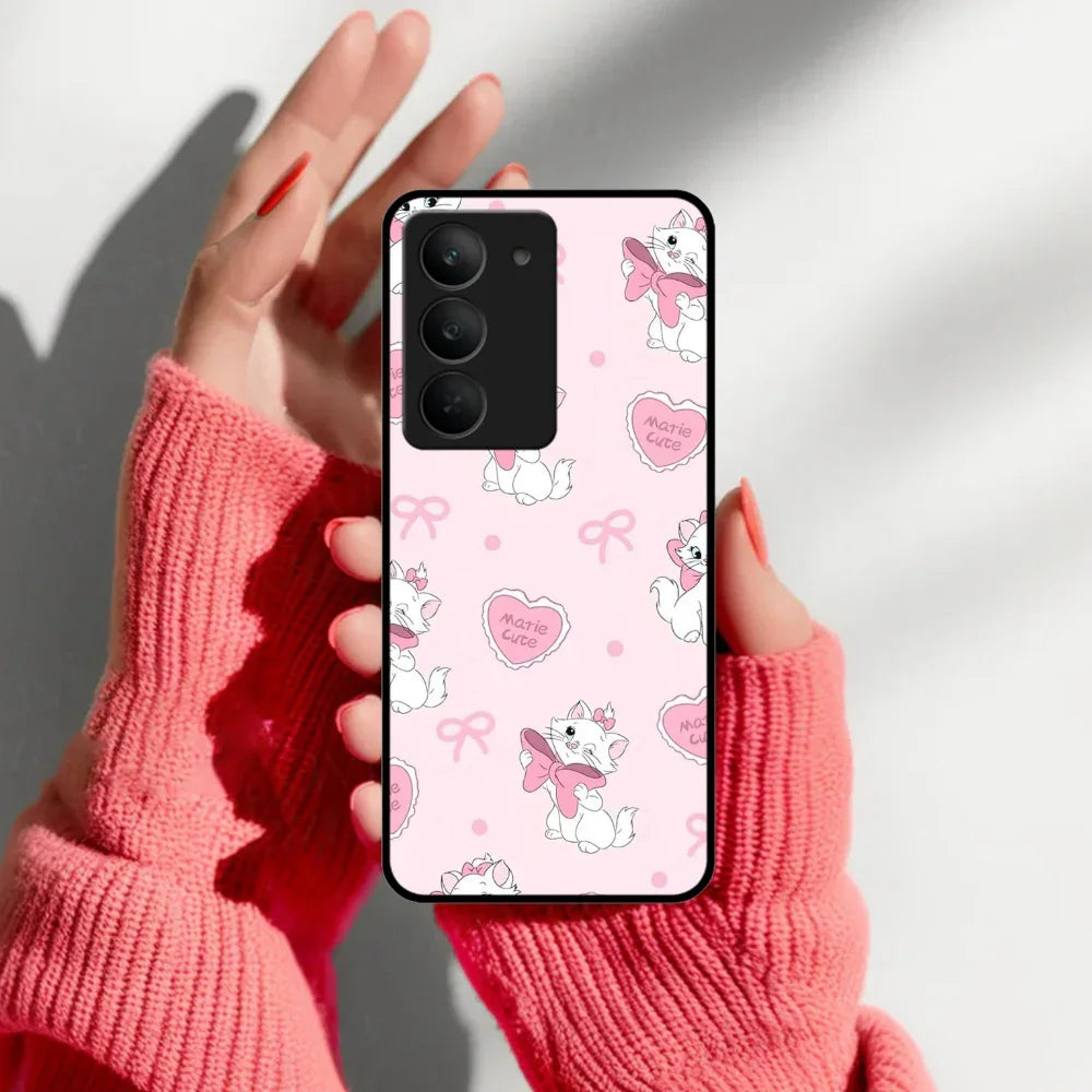 Cute Kitty Bliss Glossy Metal Case Cover For Realme - ShopOnCliQ