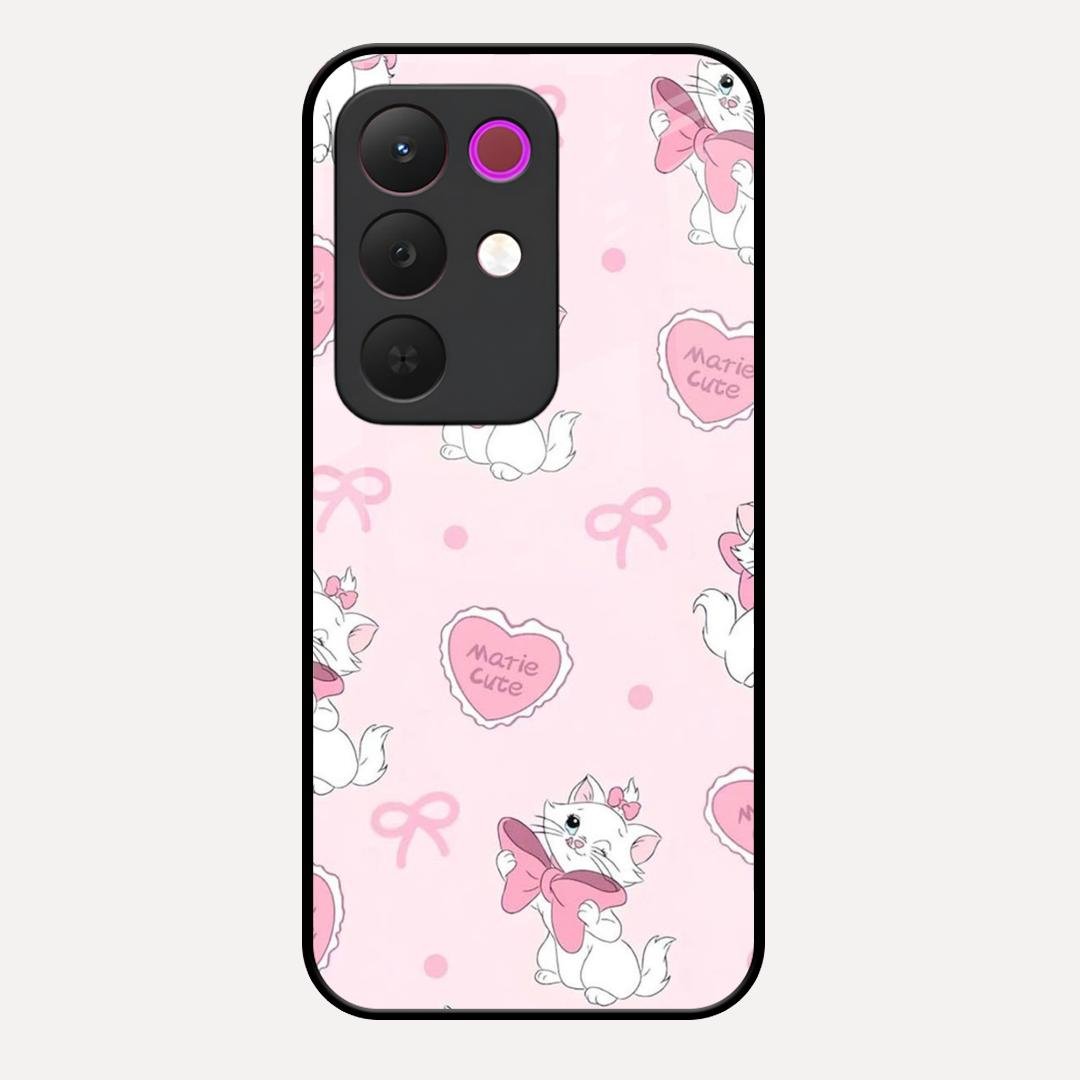 cute kitty bliss glossy metal case cover for Realme 15X 5G