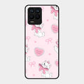 cute kitty bliss glossy metal case cover for Realme 8 Pro