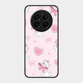 cute kitty bliss glossy metal case cover for Realme Narzo 70 5G