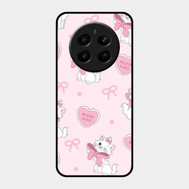 cute kitty bliss glossy metal case cover for Realme P1 5G