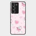 cute kitty bliss glossy metal case cover for Realme P3 Lite 5G
