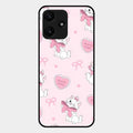 cute kitty bliss glossy metal case cover for Redmi 12 5G
