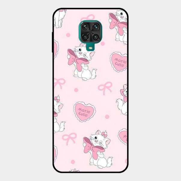 cute kitty bliss glossy metal case cover for Redmi Note 10 Lite