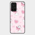 cute kitty bliss glossy metal case cover for Redmi Note 11T 5G