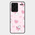 cute kitty bliss glossy metal case cover for Redmi Note 13 Pro Plus 5G