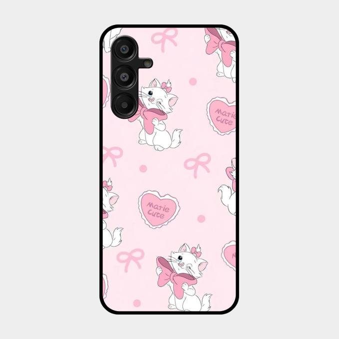 cute kitty bliss glossy metal case cover for Samsung Galaxy A16 5G