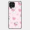 cute kitty bliss glossy metal case cover for Samsung Galaxy M53 5G