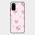 cute kitty bliss glossy metal case cover for Samsung Galaxy S20
