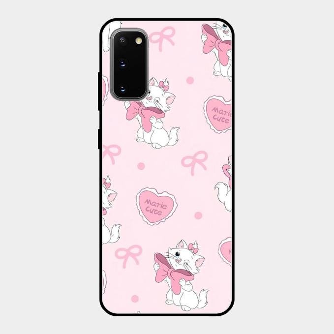 cute kitty bliss glossy metal case cover for Samsung Galaxy S20