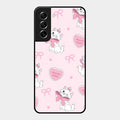 cute kitty bliss glossy metal case cover for Samsung Galaxy S21 Fe 5G