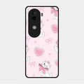 cute kitty bliss glossy metal case cover for Vivo V40E 5G