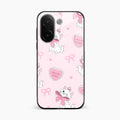 cute kitty bliss glossy metal case cover for Vivo V60e 5G