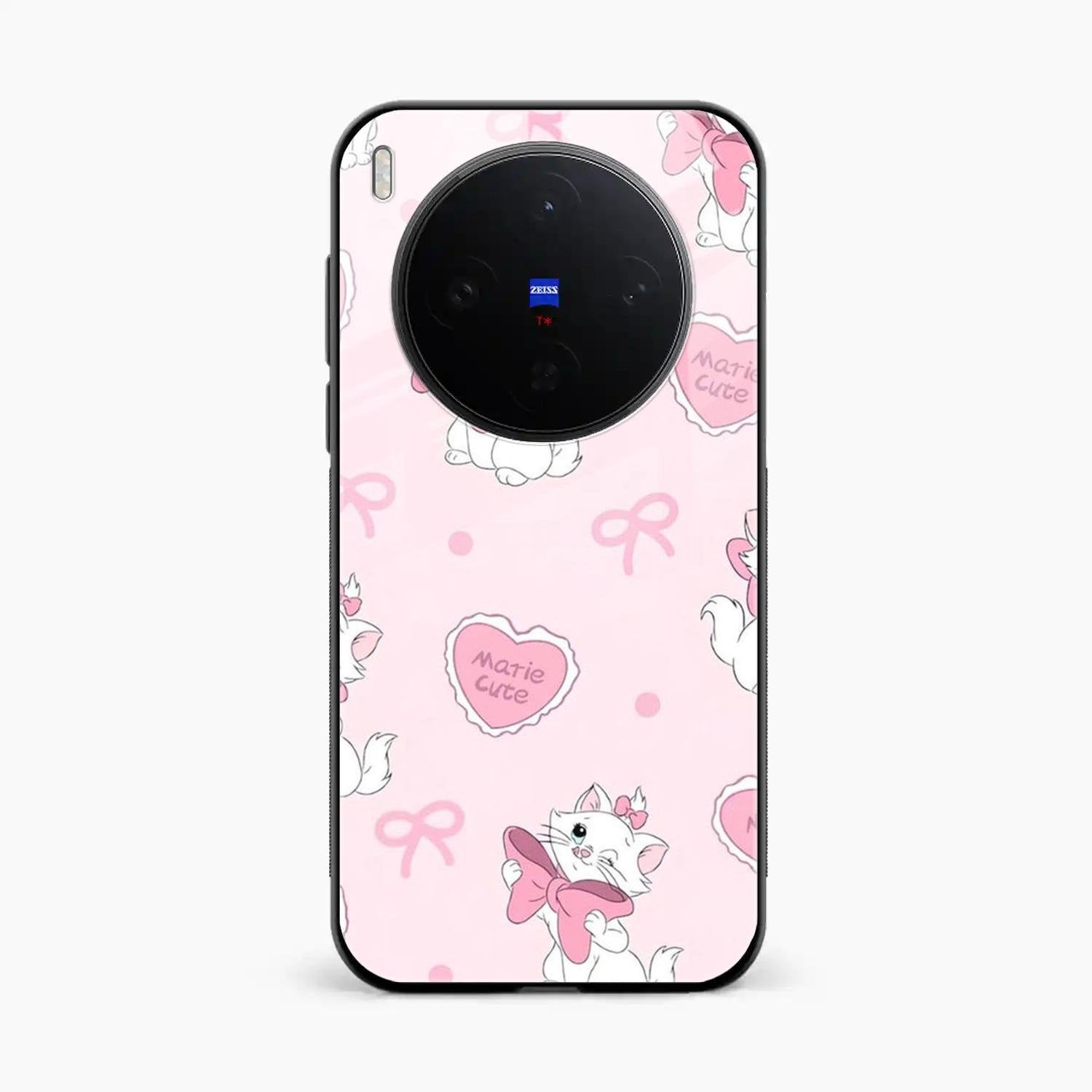 cute kitty bliss glossy metal case cover for Vivo X300 5G