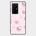 cute kitty bliss glossy metal case cover for Vivo X70 Pro Plus 5G