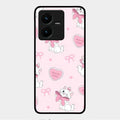 cute kitty bliss glossy metal case cover for Vivo Y22