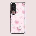 cute kitty bliss glossy metal case cover for Vivo Y31 5G