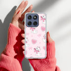 Cute Kitty Bliss Transparent Silicon Case For Motorola - ShopOnCliQ