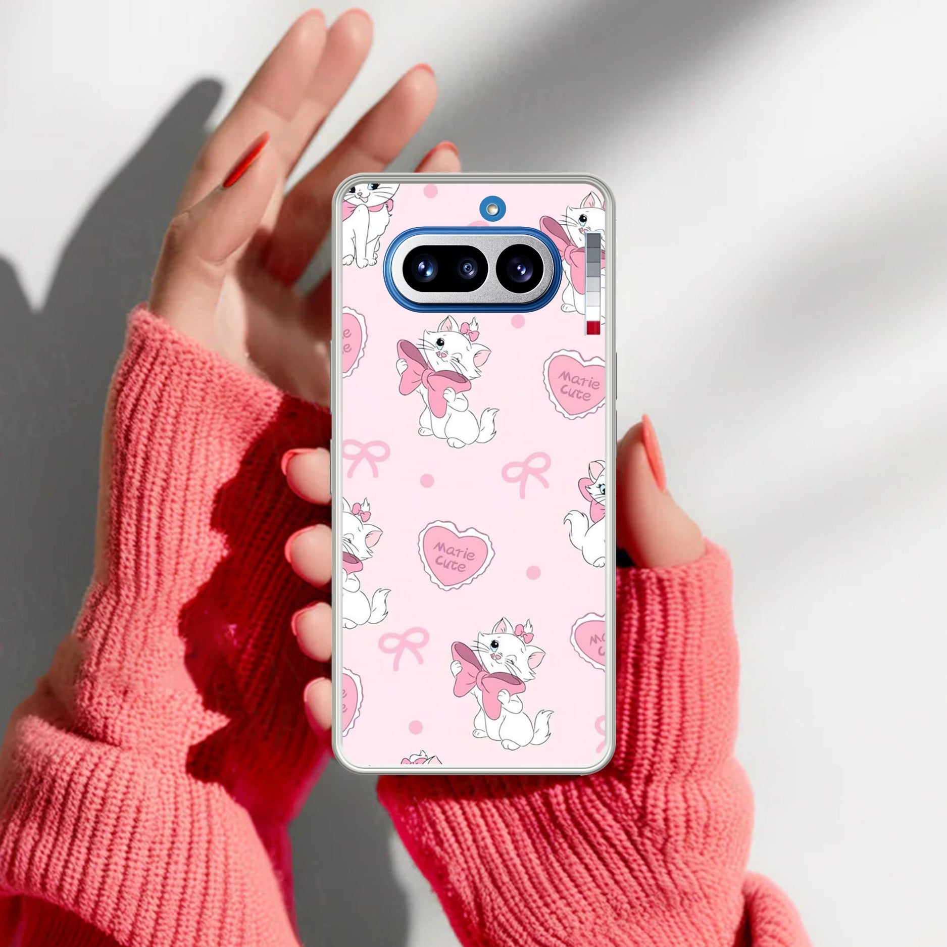 Cute Kitty Bliss Transparent Silicon Case For Nothing