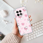Cute Kitty Bliss Anti Yellow Case For OnePlus 13R 5G