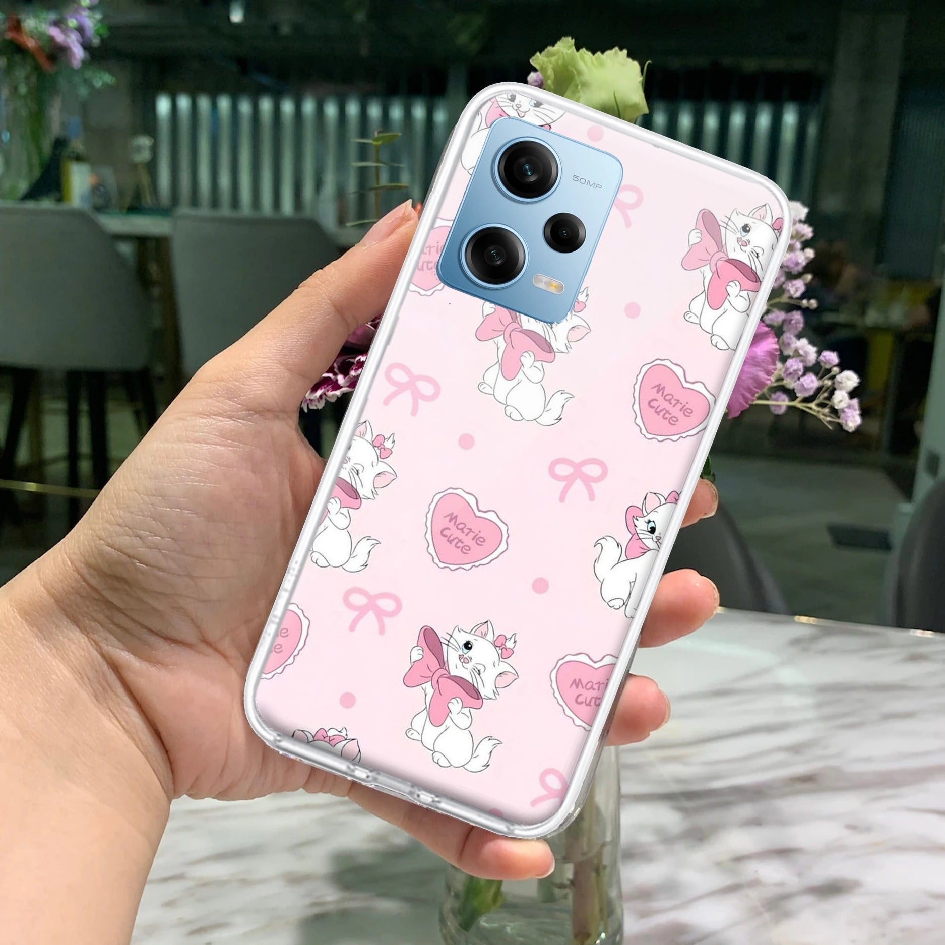 Cute Kitty Bliss Transparent Silicon Case For Redmi/Xiaomi