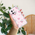 Cute Kitty Bliss Transparent Silicon Case For Vivo T3X 5G