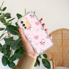 Cute Kitty Bliss Transparent Silicon Case For Vivo V23 Pro 5G