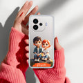 Cute Love Couple Customize Anti Yellow Case For iQOO Neo 10R 5G