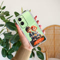 Cute Love Couple Customize Anti Yellow Case For Vivo T3 Lite 5G