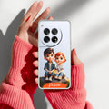 Cute Love Couple Customize Transparent Silicon Case For OnePlus Nord CE5 5G