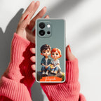 Cute Love Couple Customize Anti Yellow Case For OnePlus 13s 5G