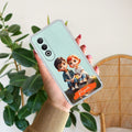 Cute Love Couple Customize Transparent Silicon Case For OnePlus Nord CE 3 5G