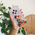 Cute Love Couple Customize Anti Yellow Case For Oppo F27 5G