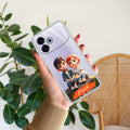 Cute Love Couple Customize Transparent Silicon Case For Oppo F33 Pro 5G