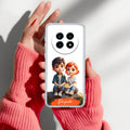 Cute Love Couple Customize Anti Yelllow Case For Realme 14 Pro Lite 5G